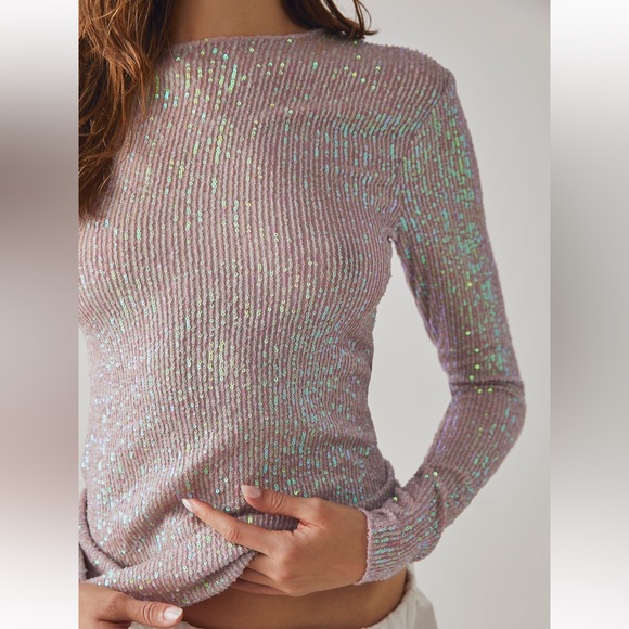 COPY - Free People Gold Rush Long Sleeve - Picture 1 of 2